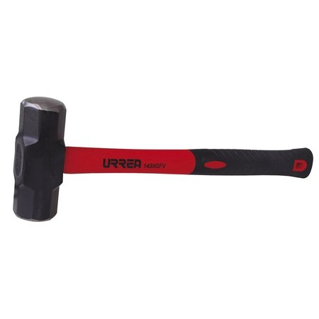 Urrea Octagonal sledge hammer 4Lb with 15-1/4” handle 1435GFV